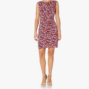 Nic+Zoe Dress Twist Size Large Crewneck